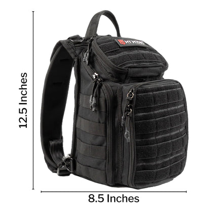 My Medic Recon First Aid Kit Backpack with Emergency Medical Supplies, Black