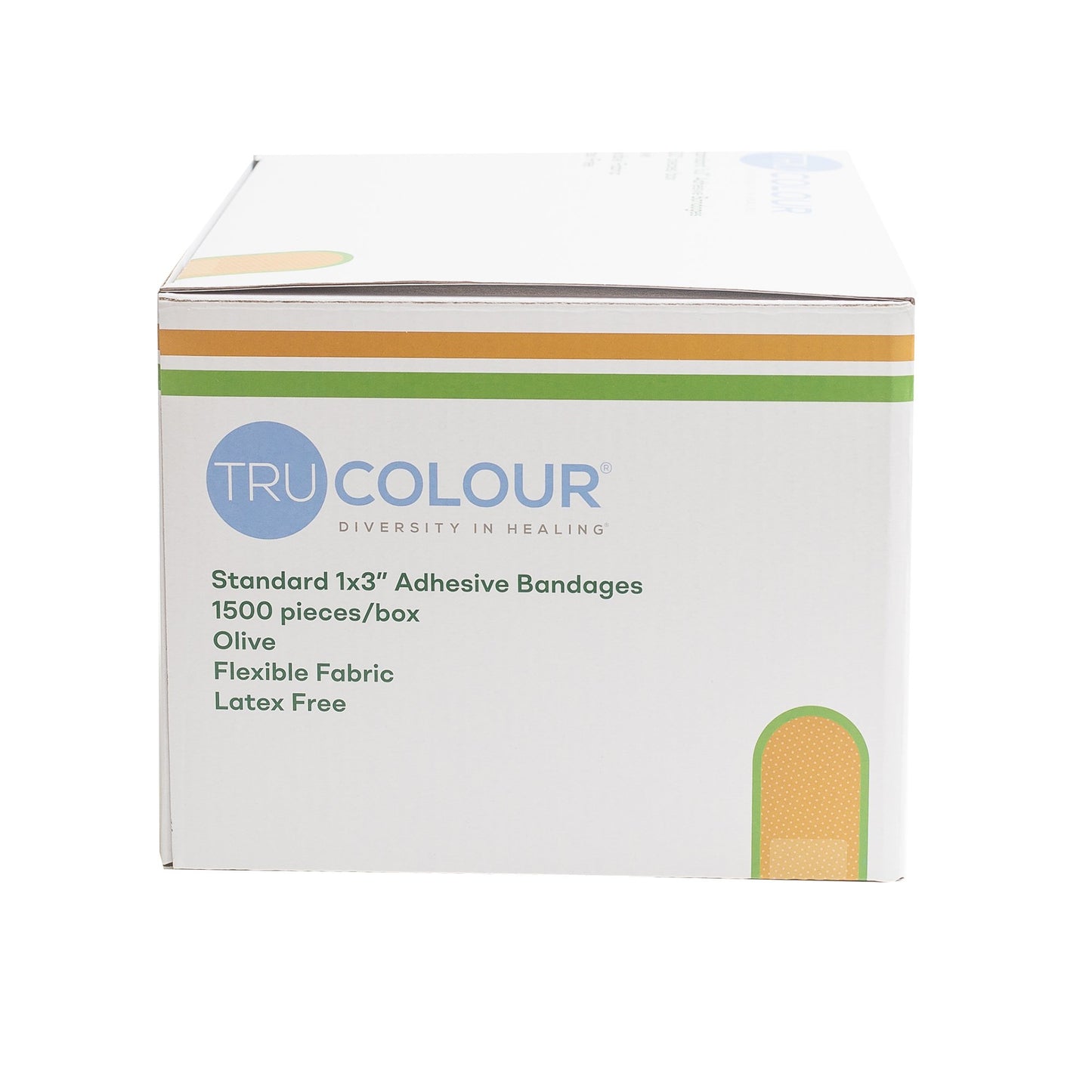 TruColour® Olive Adhesive Strip, 1 x 3 Inch
