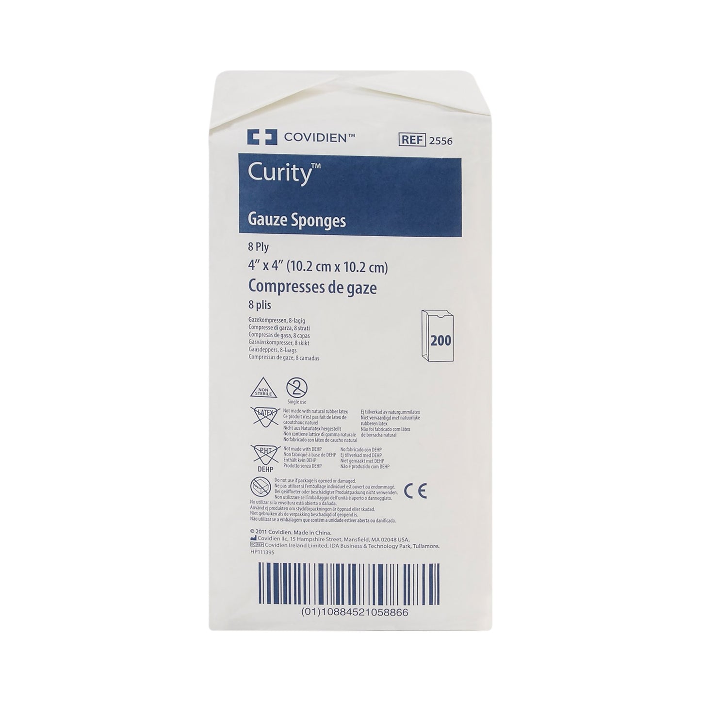 Curity™ USP Type VII Gauze Sponge, 4 x 4 Inch, 8-Ply