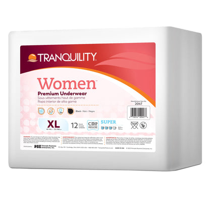 Absorbent Underwear Tranquility® Pull On with Tear Away Seams Adult X-Large Female Disposable Heavy Absorbency