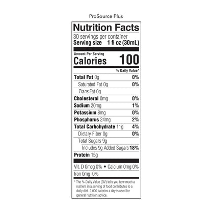 ProSource® Plus Orange Crème Collagen and Whey Protein Formula, 32-ounce Bottle