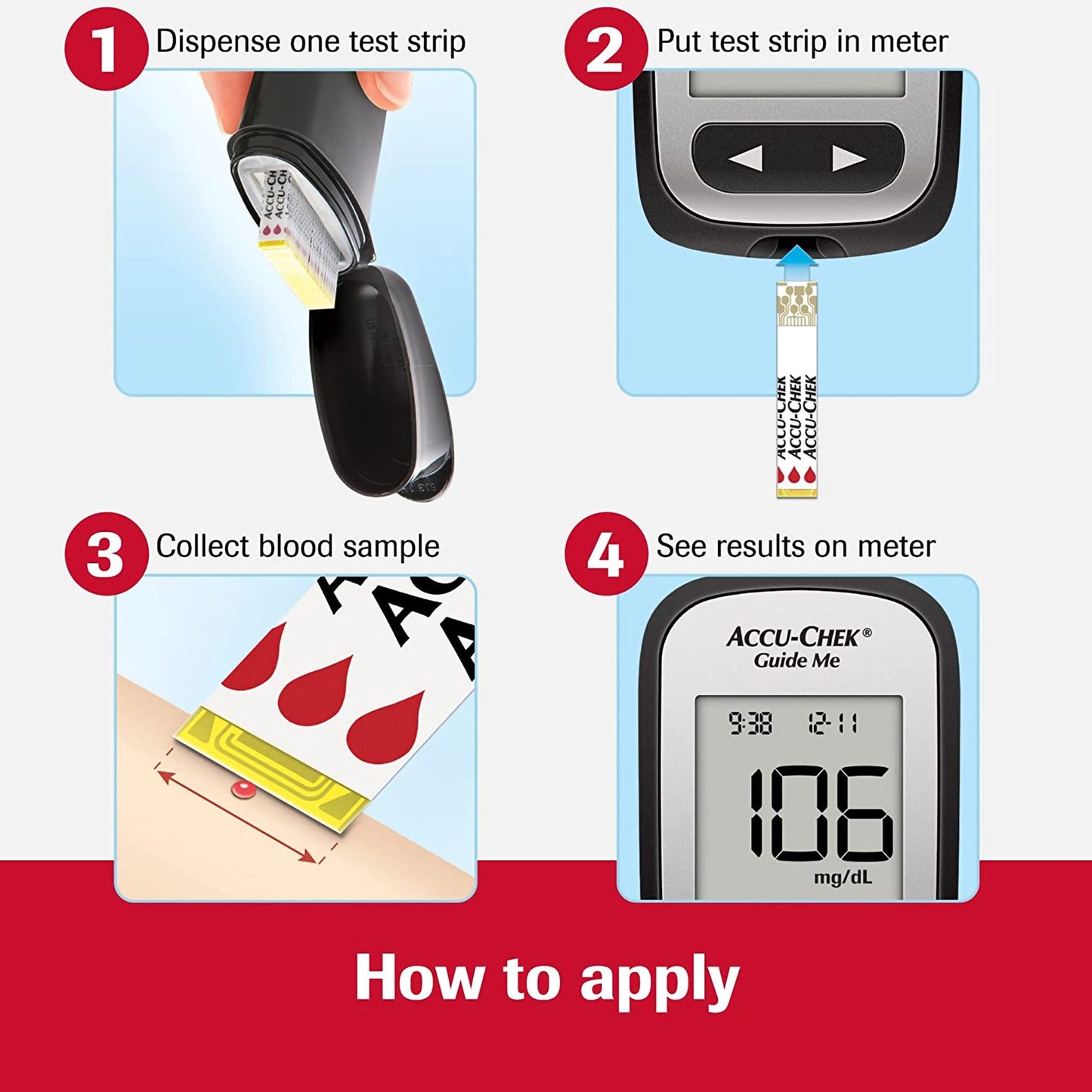 Accu-Chek® Guide Blood Glucose Test Strips