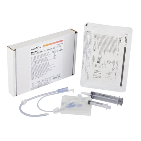 Avanos Medical Sales LLC 0120-14-2.0 MIC-Key Low Profile Gastrostomy Tube Kit, 14 Fr., 2 cm