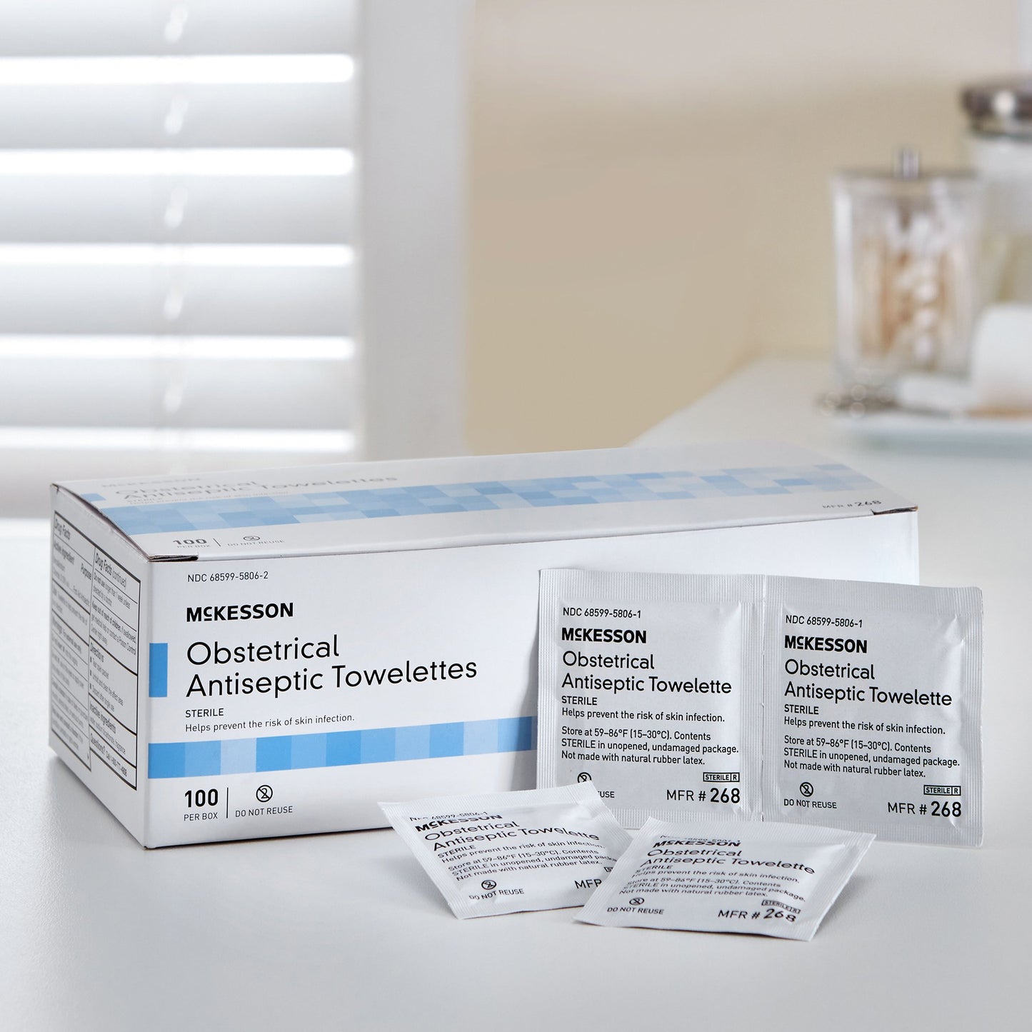 McKesson Obstetrical Antiseptic Skin Wipes