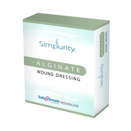 Safe N Simple SNS50720 Simpurity Alginate Dressing, 4 x 5 inch