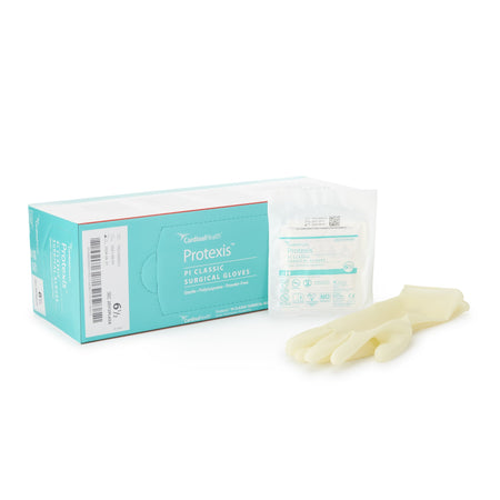 Cardinal 2D72PL65X Protexis PI Classic Polyisoprene Surgical Glove, Size 6.5, Ivory