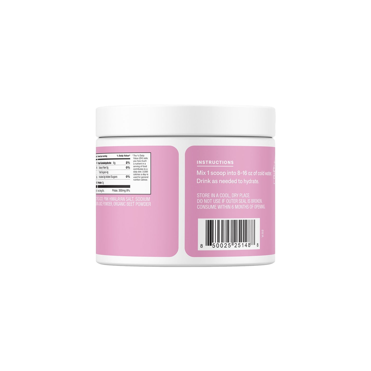 Cure Electrolyte Drink Mix, Watermelon, 7.2-ounce Jar