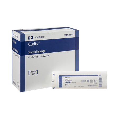 Cardinal 2238 Curity Sterile Conforming Bandage, 6 x 82 Inch, 1-Ply