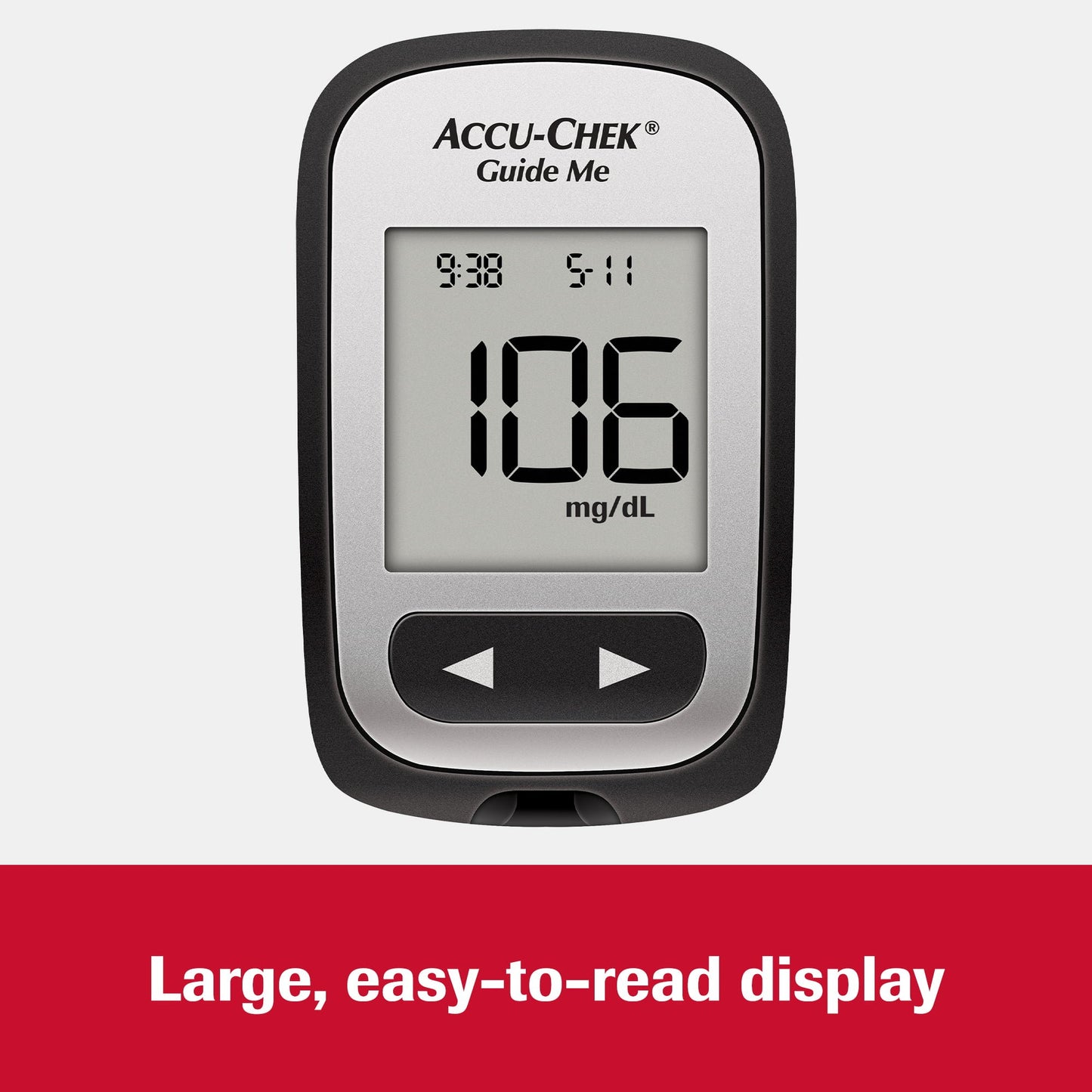 Blood Glucose Meter Accu-Chek® 4 Second Results Stores up to 30 Results No Coding Required