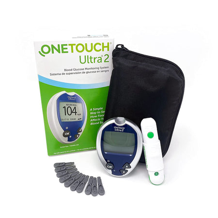 LifeScan 24046 Blood Glucose Meter OneTouch Ultra 2 5 Second Results Stores up to 500 Results No Coding