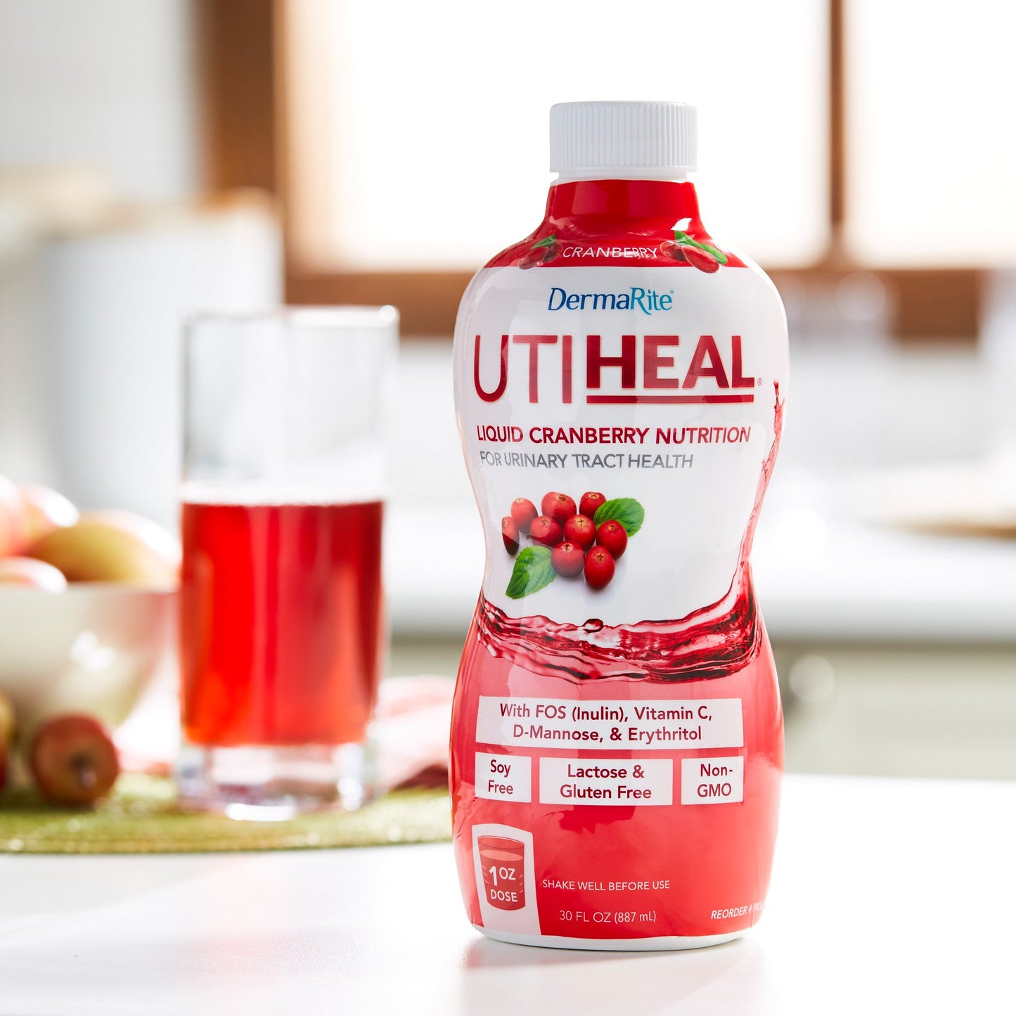 UTIHeal™ Liquid Cranberry Nutrition for Urinary Tract Health, 30-ounce bottle