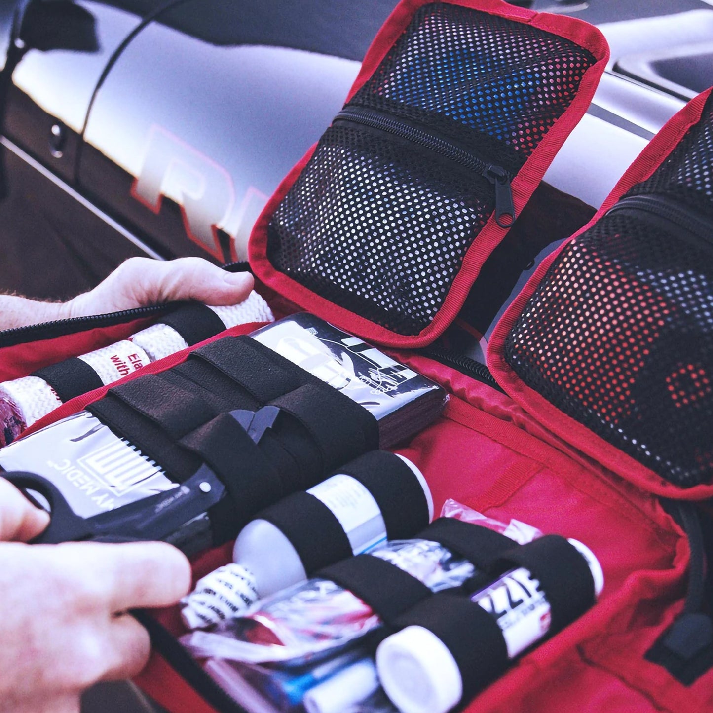 My Medic MyFAK First Aid Kit, Large Trauma Kit with Medical Supplies, Red