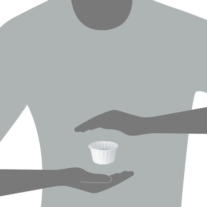 Solo Paper Souffle Cup, White, 4-ounce capacity