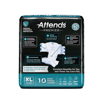 Attends® Premier Briefs, Extra Large