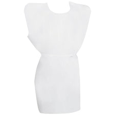 McKesson Patient Exam Gown, One Size Fits Most, White