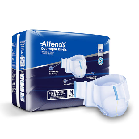 Attends DDEW20 Briefs with Overnight Protection, Medium