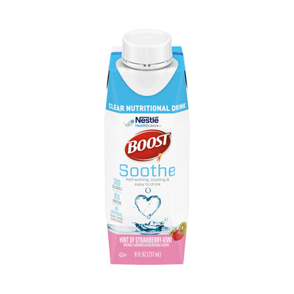 Boost® Soothe Strawberry Kiwi Clear Nutritional Drink, 8-ounce carton
