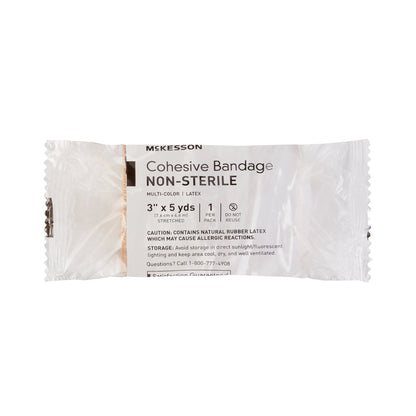 McKesson Self-adherent Closure Cohesive Bandage, 3 Inch x 5 Yard