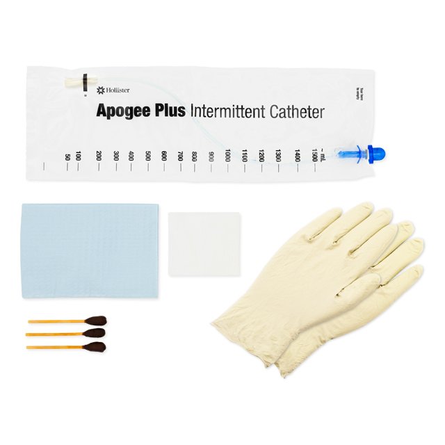 Apogee® Intermittent Catheter Kit, 12 Fr., Coude