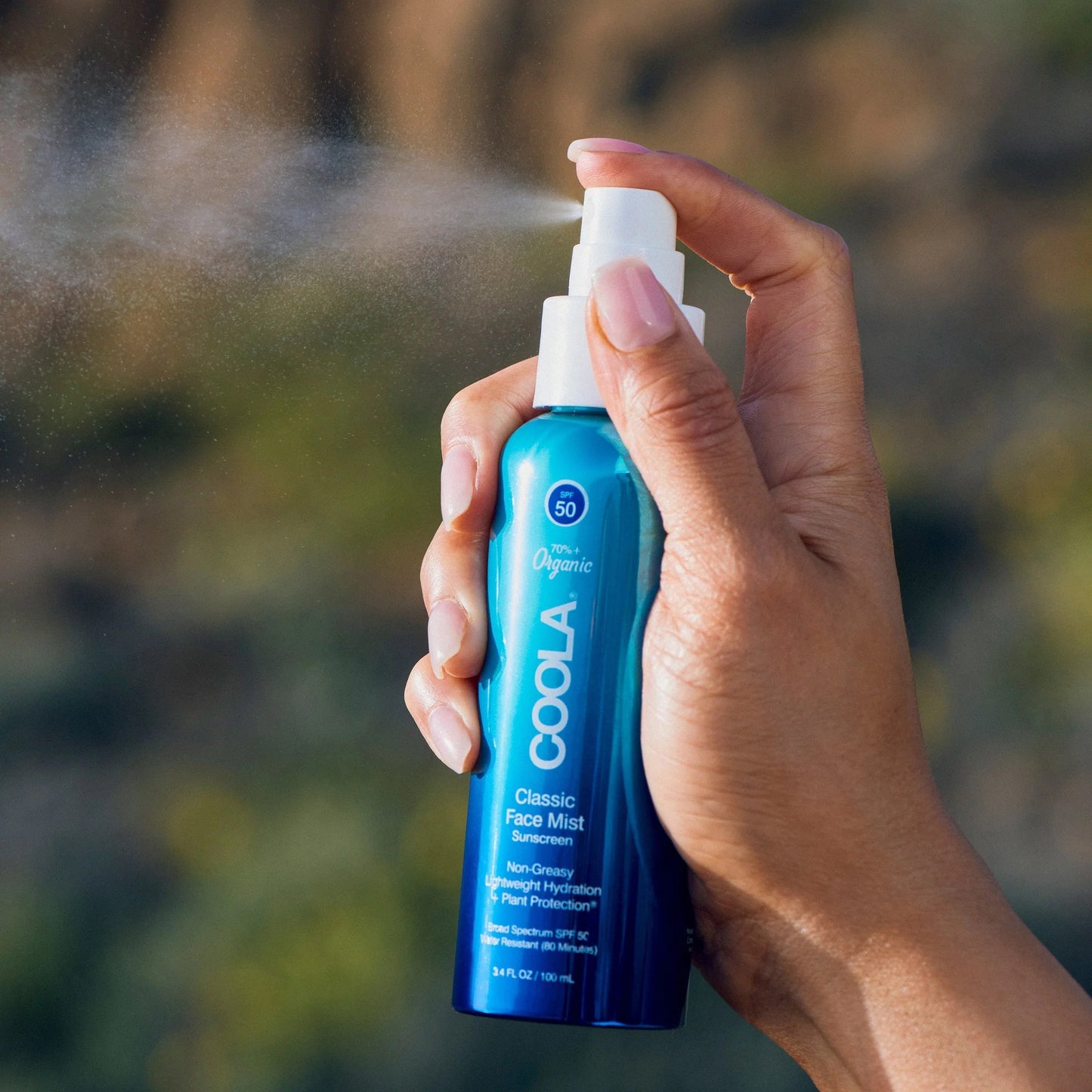 Sunscreen COOLA® Classic Face Mist SPF 50 Mist 3.4 oz. Aerosol Can