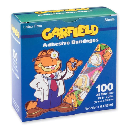 ASO Corp GAR5293-012-000 ASO Kid Design (Garfield) Adhesive Strip, 3/4 x 3 Inch