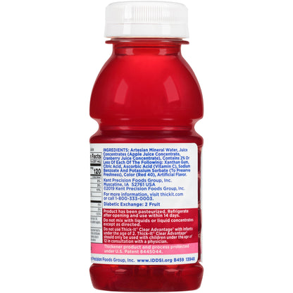 Thick-It® Clear Advantage® Nectar Consistency Cranberry Thickened Beverage