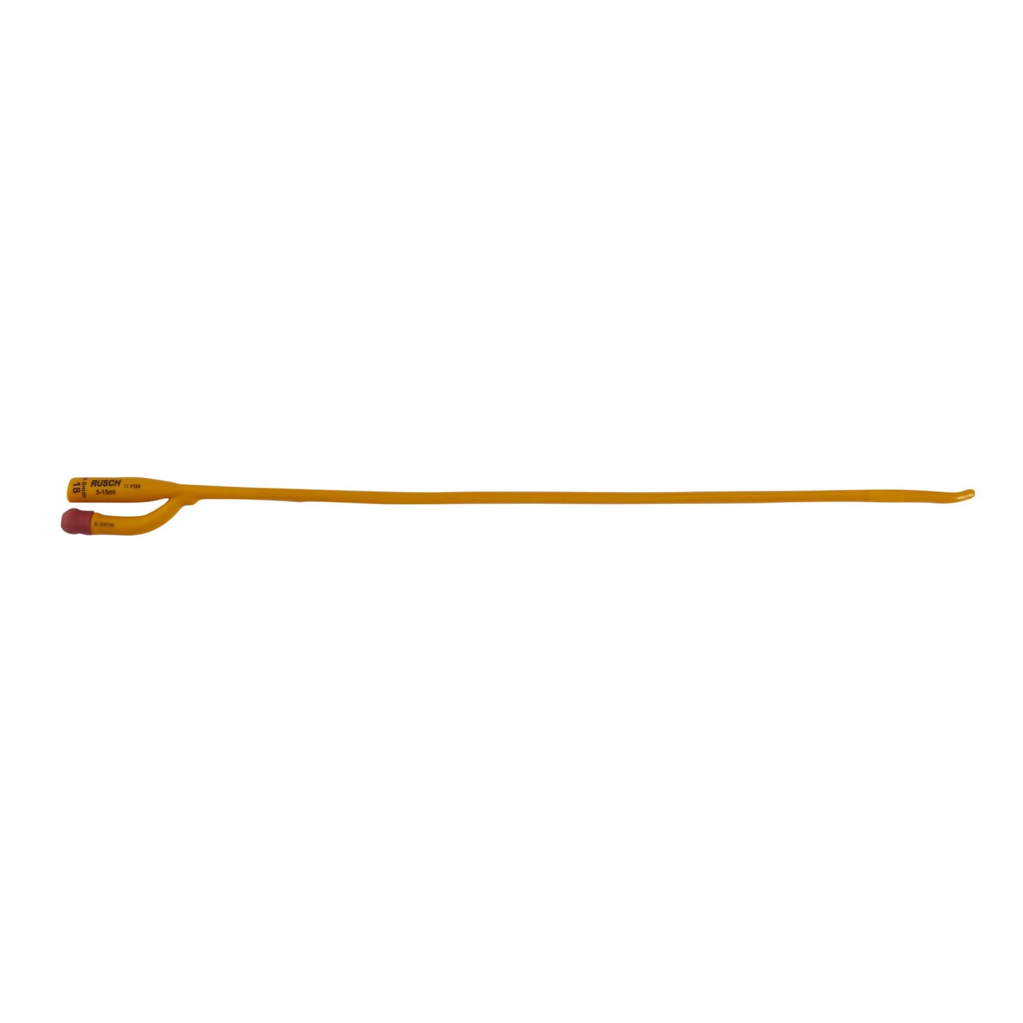 Teleflex Rüsch® PureGold® 318118 Foley Catheter, 18 Fr  5 cc Coude Tip