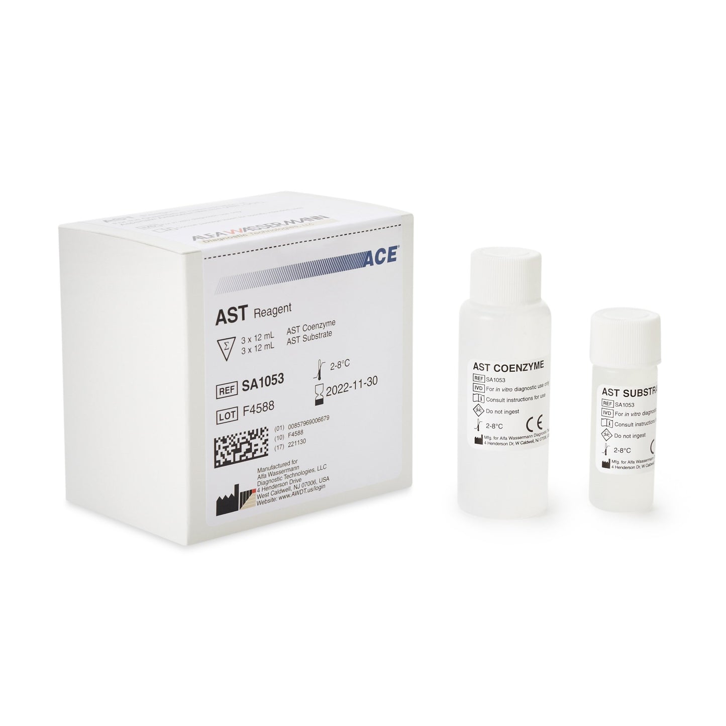 Ace® General Chemistry Reagent, Aspartate Aminotransferase (AST)