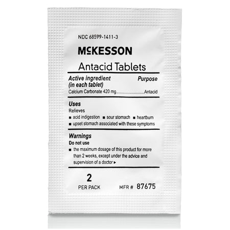 McKesson 87675 Calcium Carbonate Antacid