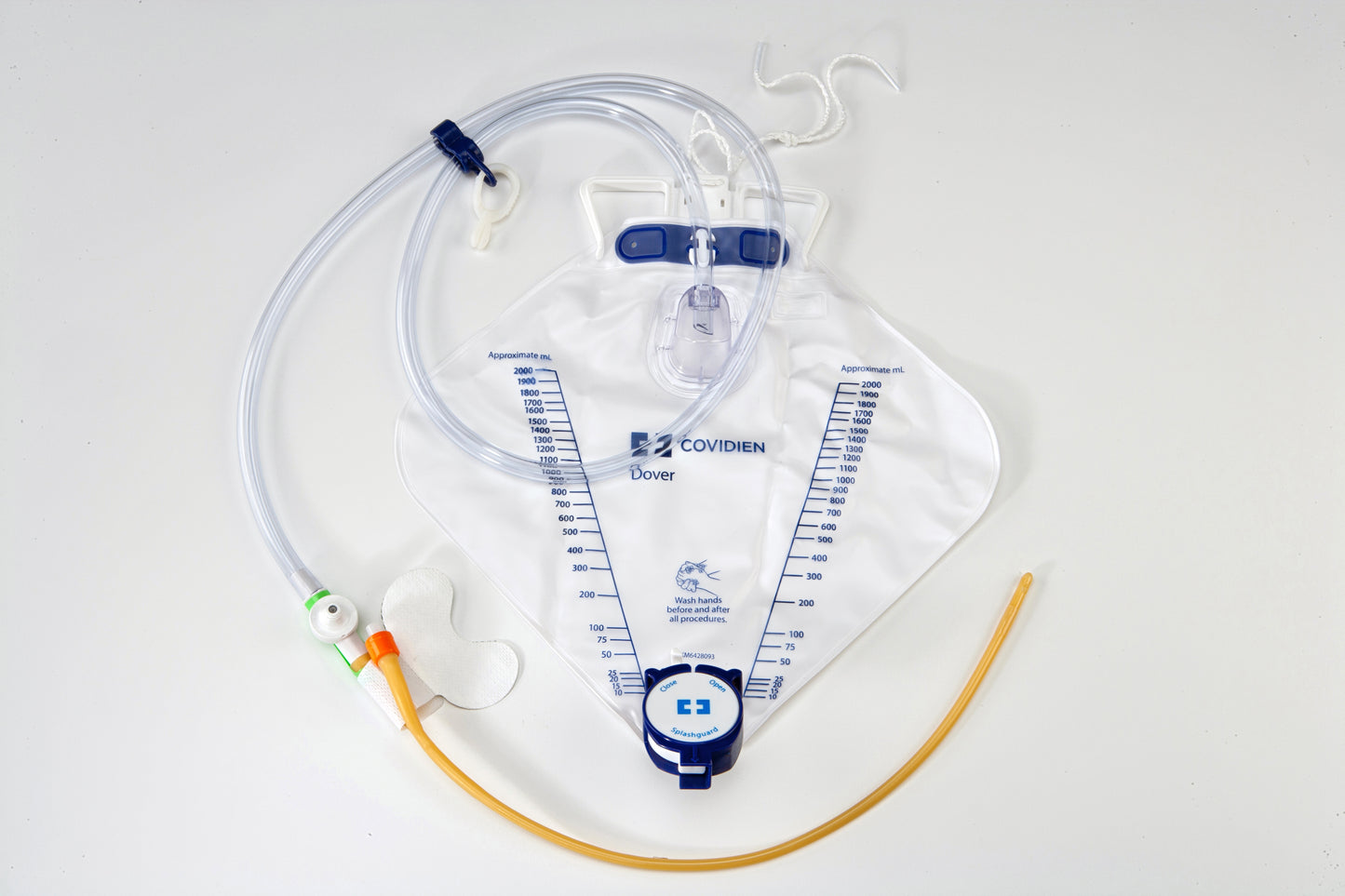 Dover™ Indwelling Catheter Tray, 16 Fr., Foley, Drain Bag