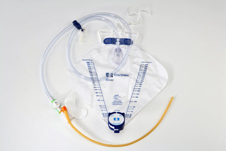 Cardinal PP16ULD Dover Indwelling Catheter Tray, 16 Fr., Foley, Drain Bag