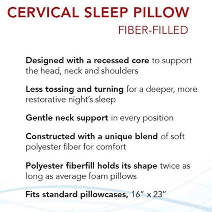 Roscoe Medical Cervical Indentation Pillow