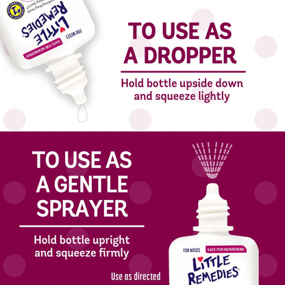 Little Remedies® Saline Spray + Drops