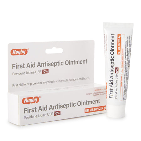Major Pharmaceuticals 536127180 Rugby Povidone-Iodine Antiseptic Ointment