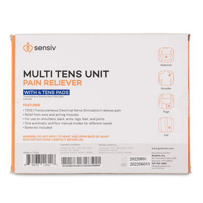 Sensiv Multi-Channel Pain Relief TENS Unit
