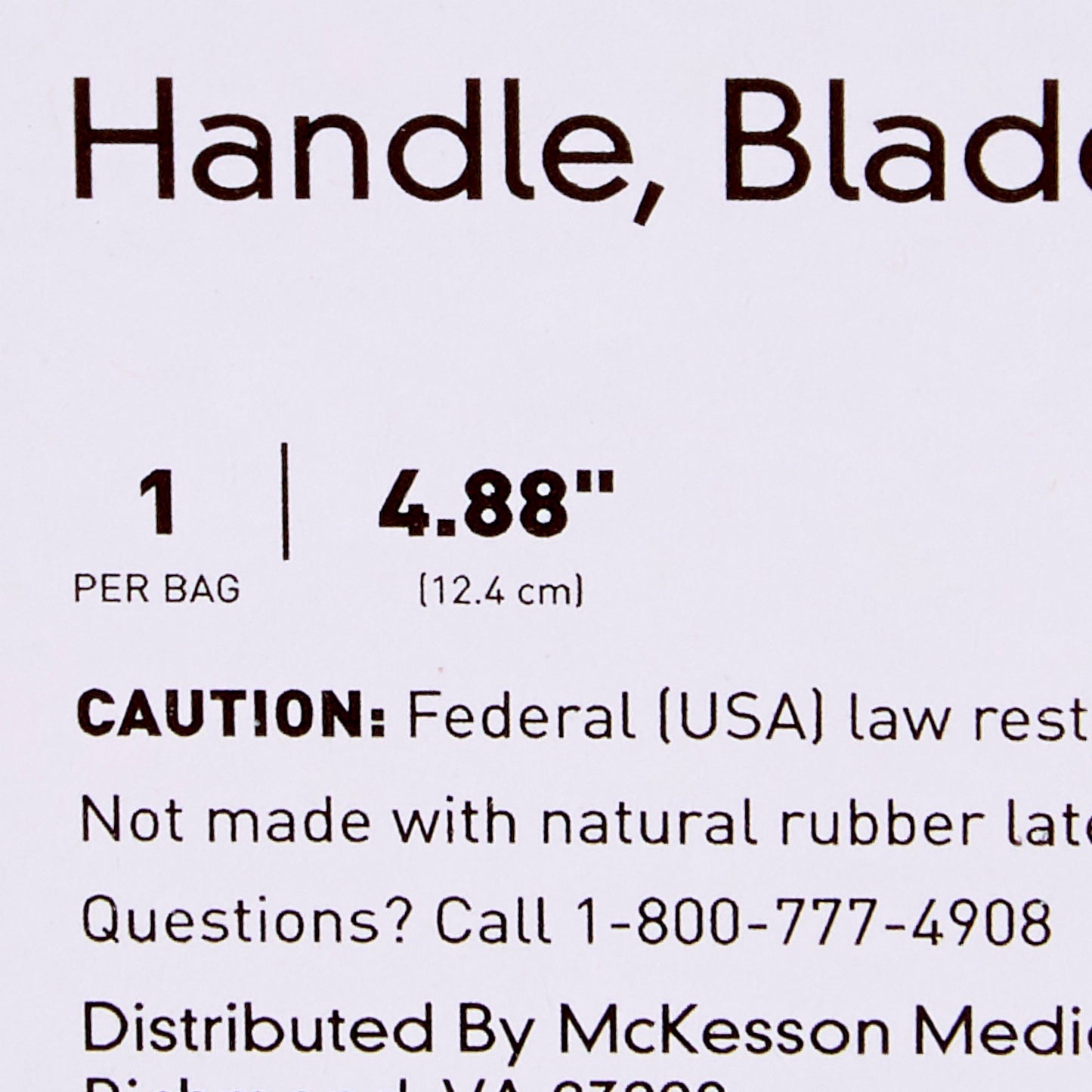 McKesson Scalpel Handle