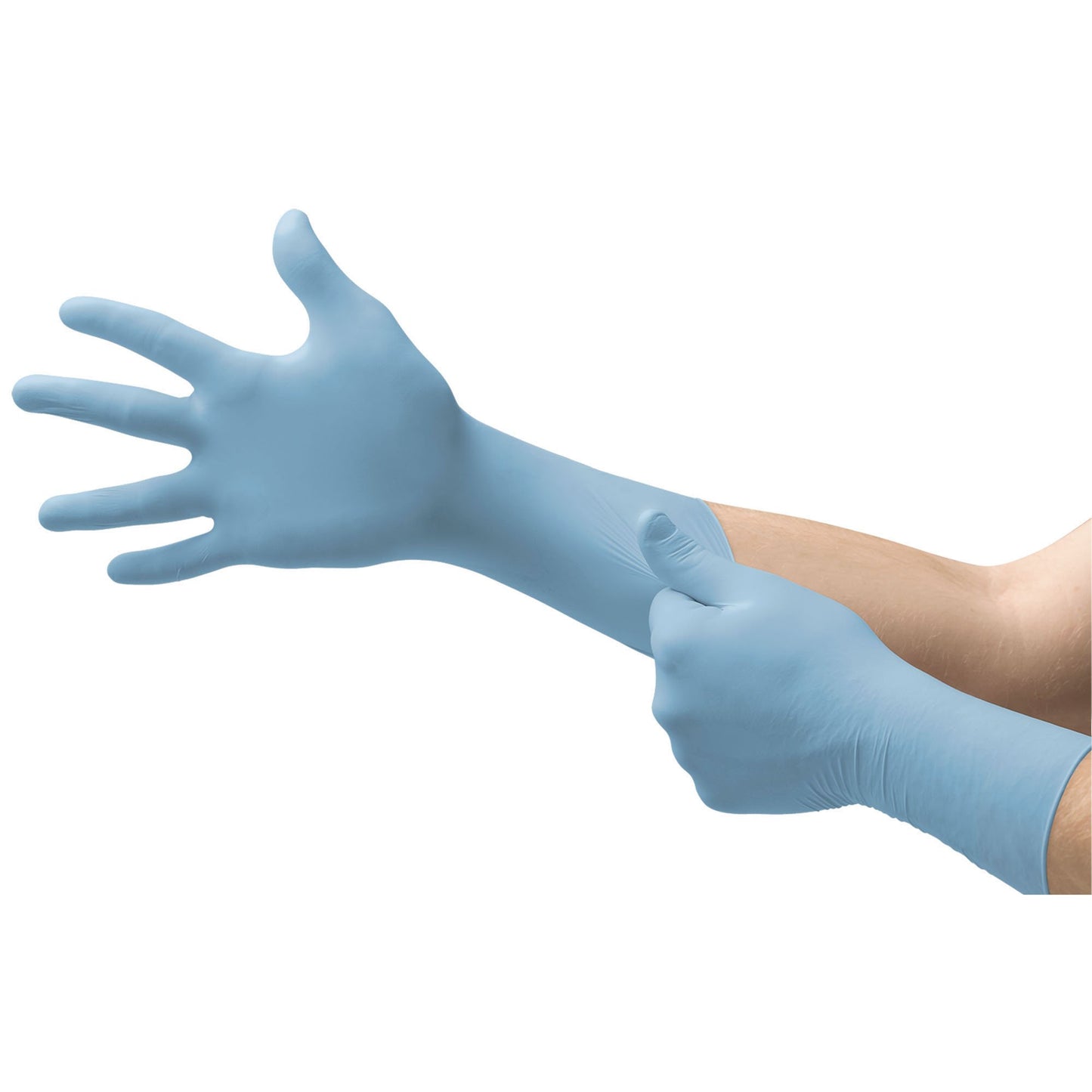 Micro-Touch® Extended Cuff Length Exam Glove, Large, Blue