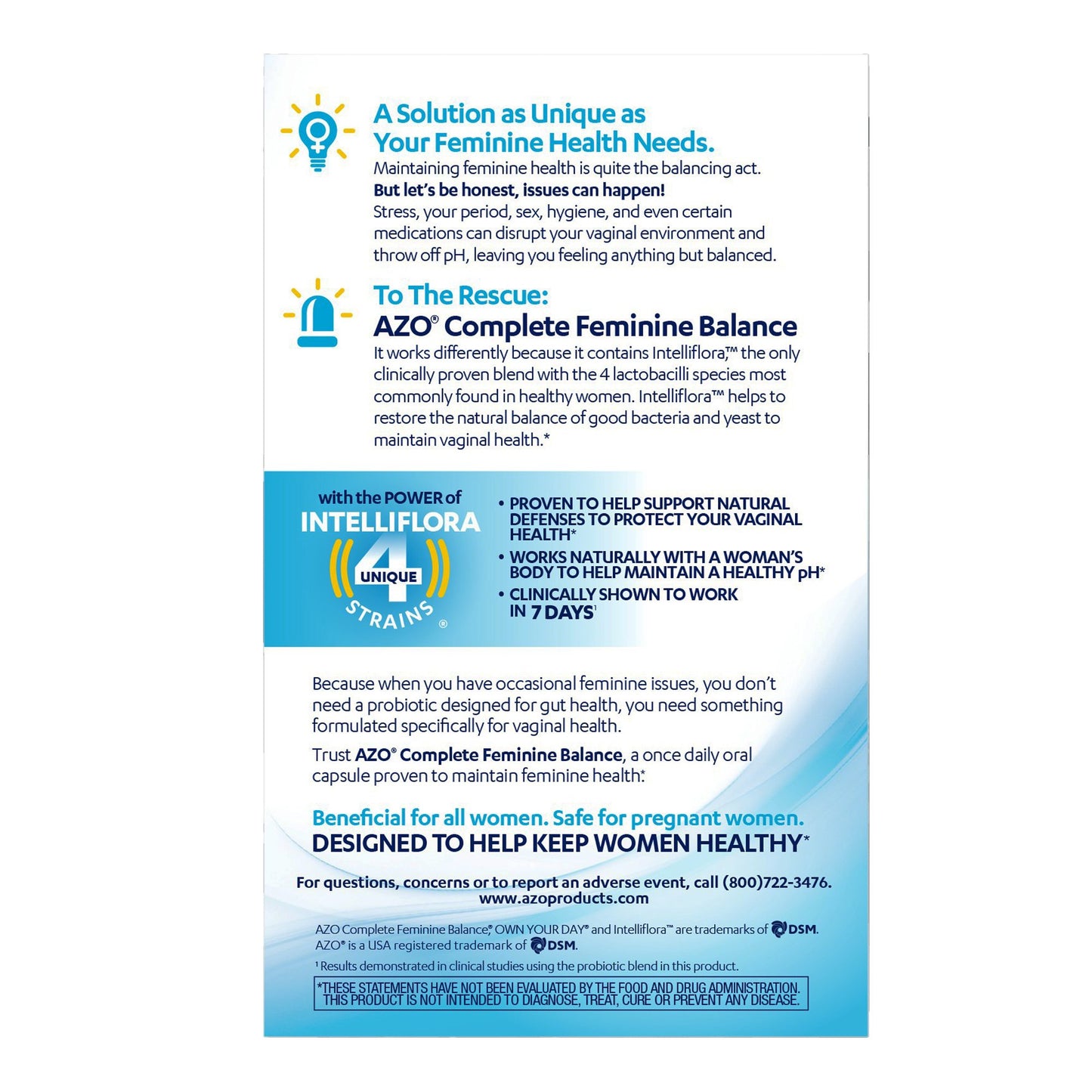 Dietary Supplement AZO® Capsule 30 per Box