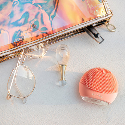 LUNA™ 4 go Portable Facial Cleansing Device, Peach