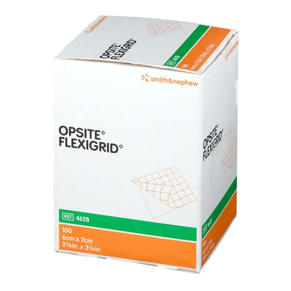 OpSite Flexigrid Transparent Film Dressing, 2-3/8 x 2¾ Inch