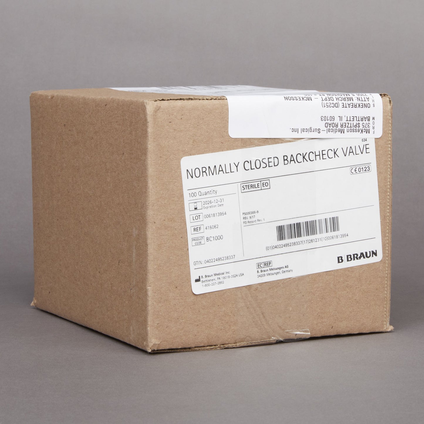 B. Braun Check Valve