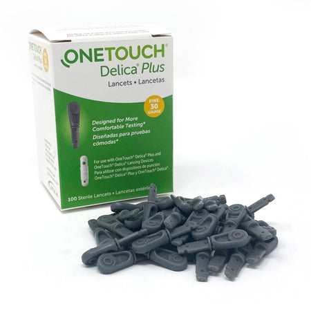 LifeScan 2401103 OneTouch Delica Plus Lancets, 30 Gauge