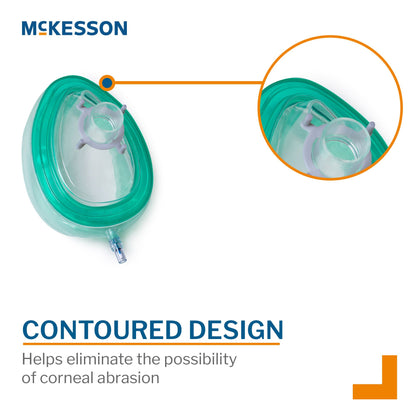Anesthesia Mask McKesson Elongated Style Adult Large Hook Ring