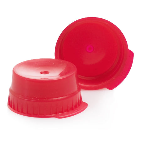 McKesson 177-113148R Red Tube Closure, 16 mm