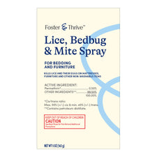 Foster & Thrive™ Lice, Bedbug, and Mite Furniture Spray, 5-ounce aerosol spray