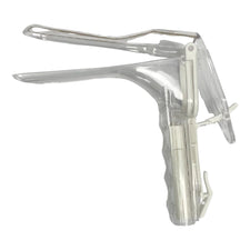 Vaginal Speculum NonSterile Office Grade Plastic Medium Double Blade Duckbill Disposable Built-In Light Source