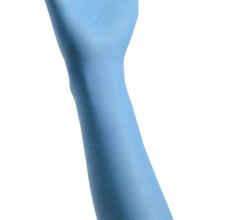 Cardinal 88NDS Health Decontamination Extended Cuff Length Exam Glove, Small, Blue