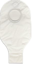Securi-T 7308234 Two-Piece Transparent Filtered Ostomy Pouch, 2¾ Inch Flange