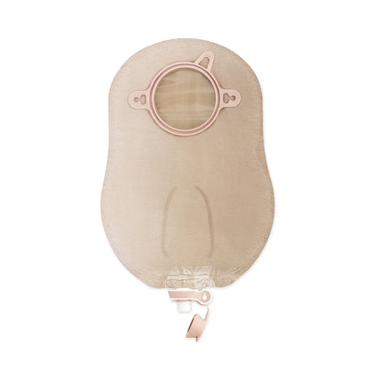 New Image™ Two-Piece Beige Urostomy Pouch, 57 mm Flange, Red Match