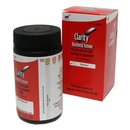 Clarity Diagnostics DTG-KET Urocheck Urine Reagent Strips